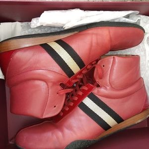 Bally Ethyx/474 Blaze Orange Hightops Size 11.5